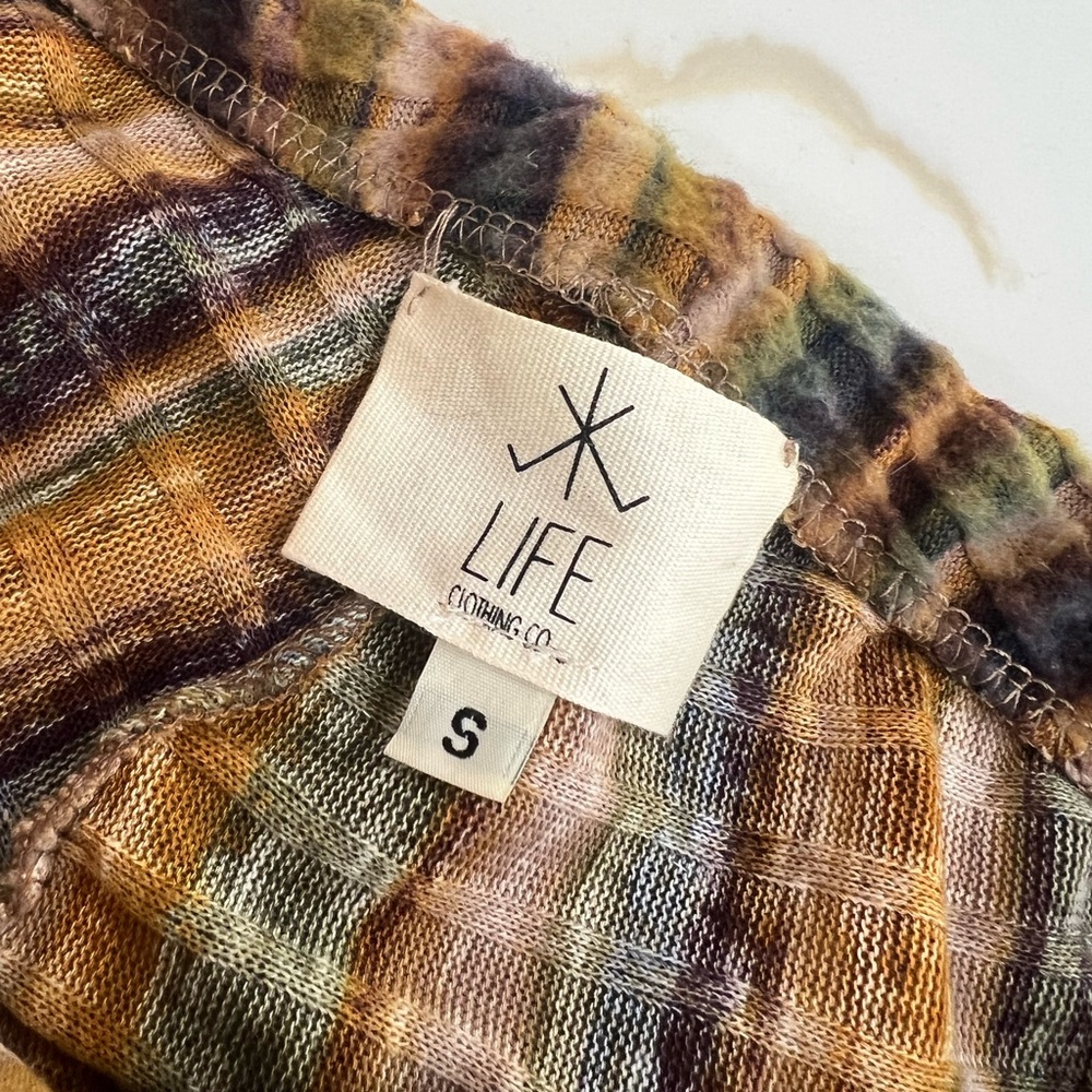 Ribbed fuzzy Life Clothing Co Bell bottoms S - Picture 6 of 6